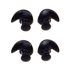 2 Pair Soft Ear Plugs Environmental Silicone Waterproof Dust-Proof Earplugs Diving Water Sports Swimming Accessories, Soft Ear Plugs(Black) Soft Ear Plugs(Black) Black