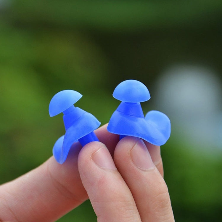2 Pair Soft Ear Plugs Environmental Silicone Waterproof Dust-Proof Earplugs Diving Water Sports Swimming Accessories, Soft Ear Plugs(Black)
