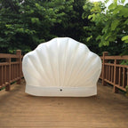 Inflatable Scallop Shaped Floating Mat Swimming Ring, Inflated Size: 170 x 130 x 100cm, Scallop