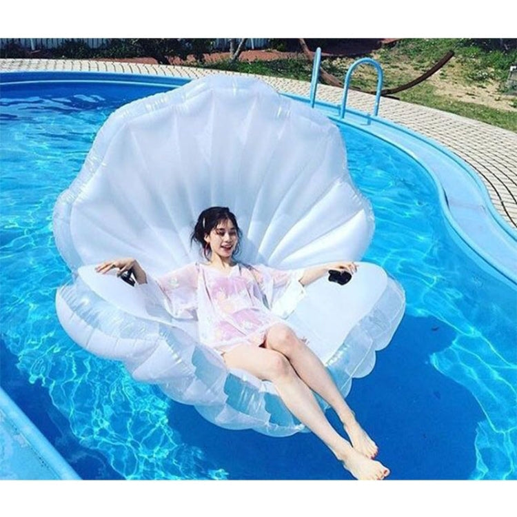 Inflatable Scallop Shaped Floating Mat Swimming Ring, Inflated Size: 170 x 130 x 100cm, Scallop Scallop