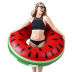 Inflatable Watermelon Shaped Swimming Ring, Inflated Size: 114 x 114cm, Watermelon Ring – Durable Build, Easy to Use