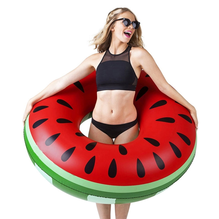 Inflatable Watermelon Shaped Swimming Ring, Inflated Size: 114 x 114cm, Watermelon Ring – Durable Build, Easy to Use
