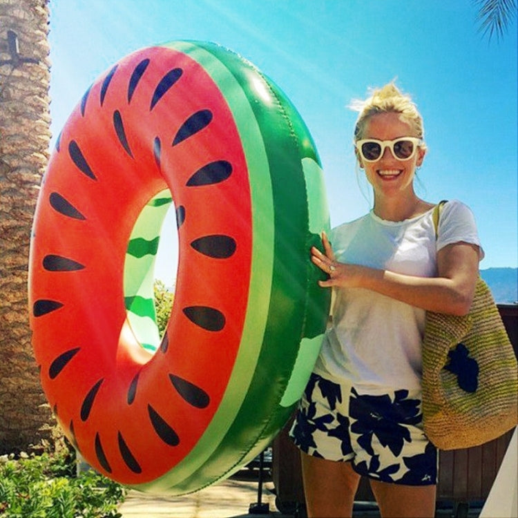 Inflatable Watermelon Shaped Swimming Ring, Inflated Size: 114 x 114cm, Watermelon Ring – Durable Build, Easy to Use