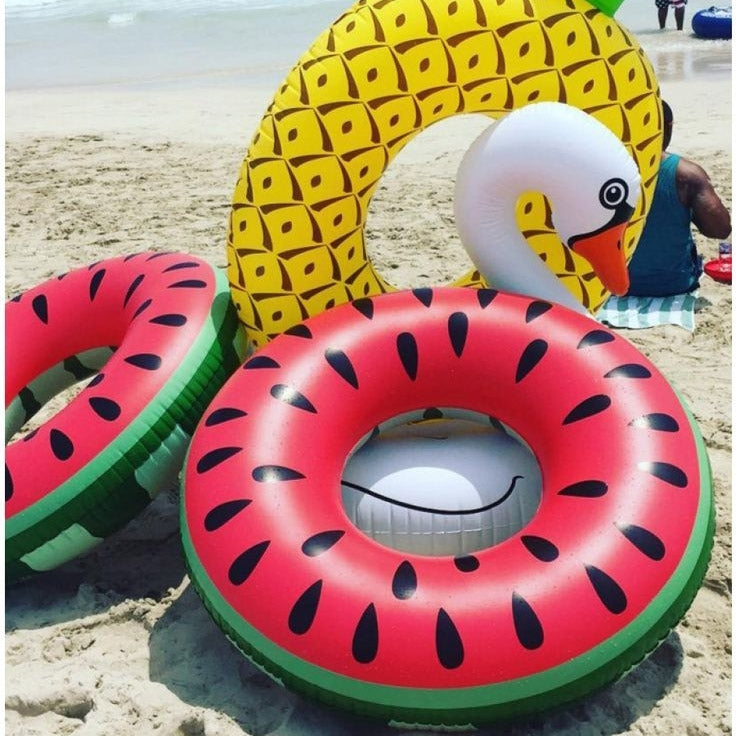 Inflatable Watermelon Shaped Swimming Ring, Inflated Size: 114 x 114cm, Watermelon Ring – Durable Build, Easy to Use