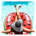 Inflatable Watermelon Shaped Swimming Ring, Inflated Size: 114 x 114cm, Watermelon Ring – Durable Build, Easy to Use