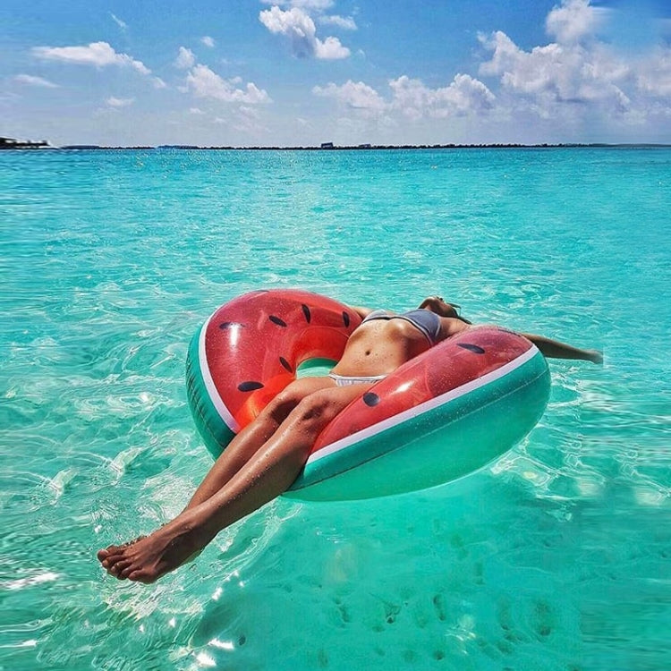 Inflatable Watermelon Shaped Swimming Ring, Inflated Size: 114 x 114cm, Watermelon Ring – Durable Build, Easy to Use