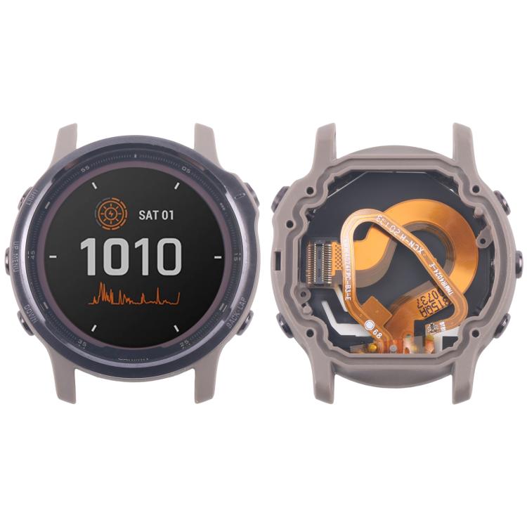 For Garmin Fenix 6S Solar Original LCD Screen with Digitizer Full Assembly – Durable Build, Easy to Use, For Garmin Fenix 6S Solar(Original)