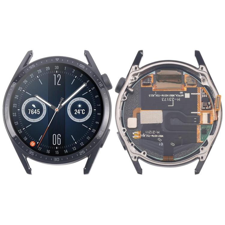 For Huawei Watch GT 3 46mm JPT-B29 Single Cable LCD Screen Digitizer... For Huawei Watch GT 3 46mm(Single Cable) Black