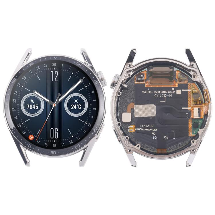 For Huawei Watch GT 3 46mm JPT-B29 Single Cable LCD Screen Digitizer... For Huawei Watch GT 3 46mm(Single Cable) Silver