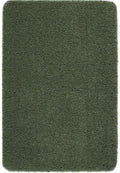 Washable Forest Green Shaggy Rug