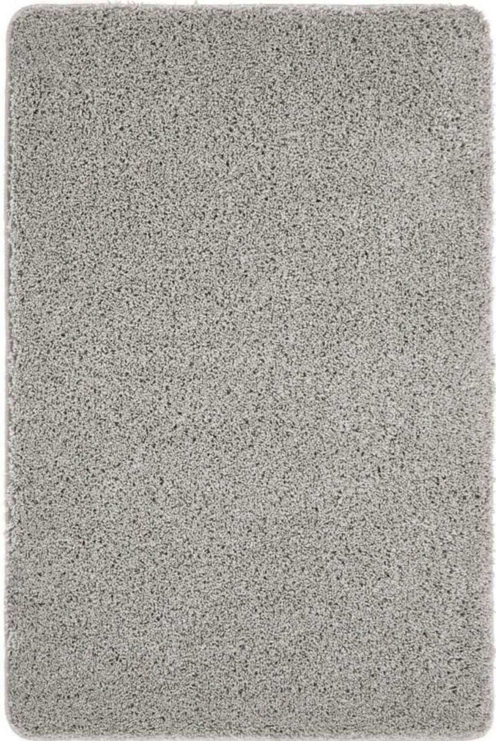 Washable Grey Shaggy Rug 140X200 cm