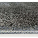 Soft Washable Grey Shaggy Rug