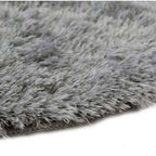 Soft Washable Grey Shaggy Rug