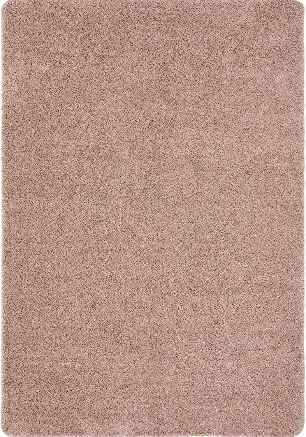 Washable Pink Shaggy Rug