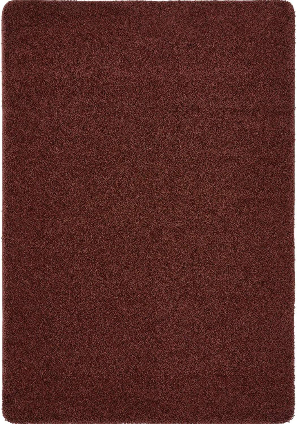 Washable Red Shaggy Rug