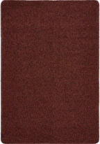 Washable Red Shaggy Rug