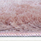 Soft Washable Pink Shaggy Rug
