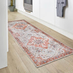 Washable Rug Red