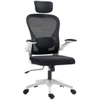 Executive Mesh Office Chair with Headrest, Lumbar Support Black