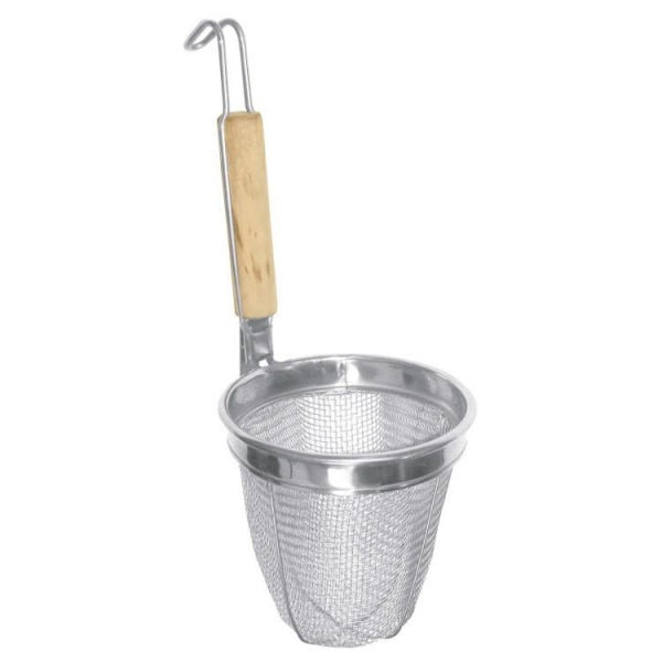 Wood Handle Round Noodle Skimmer Default Title