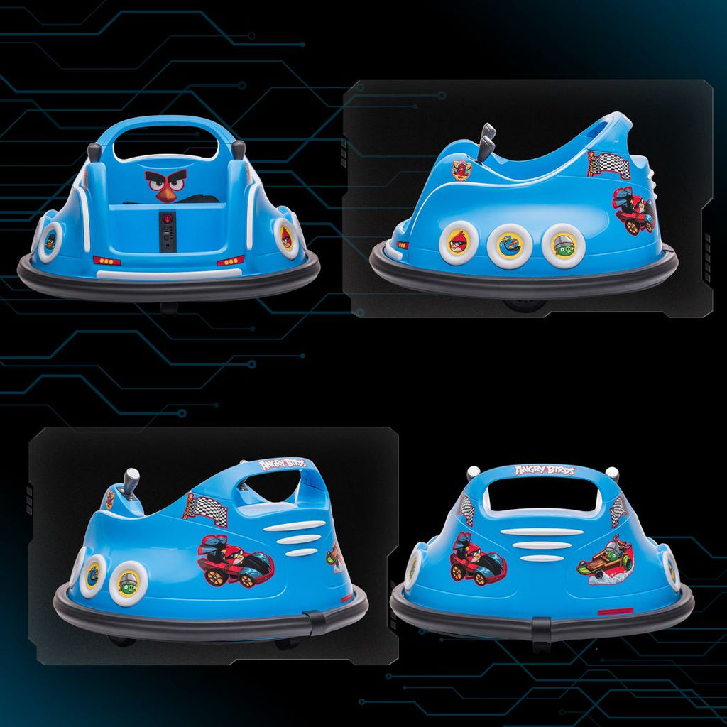 Angry Bird Licensed Bumper Car for Kids w/ Joysticks