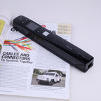 iScan02 WiFi Double Roller Mobile Document Portable Handheld Scanner with LED Display, Support 1050DPI / 600DPI / 300DPI / PDF / JPG / TF, WiFi iScan02 Black, WiFi iScan02 White