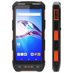 5.5 inch Android 10 IP65 RFID Handheld Industrial Data Terminal Barcode Scanner, Style: NFC UHF + 2D Head, NFC HF + 2D Head NFC HF + 2D Head