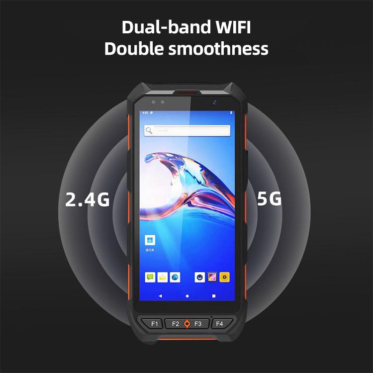 5.5 inch Android 10 IP65 Handheld Industrial Data Terminal Barcode Scanner, Style: RFID UHF, RFID UHF