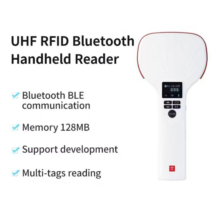 E710 Chip Long Range RFID UHF Portable Handheld Bluetooth Reader, Style: Enhanced, Enhanced, EU Plug, Enhanced, US Plug, Enhanced, UK Plug