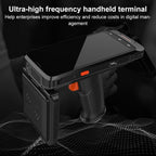 RFID UHF Handheld Intelligent Terminal PDA Scanner 915M Reader, Style: Standard Version + QR Code Scanning, Standard Version + QR Code Scanning
