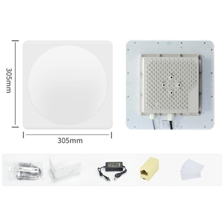 UHF RFID Long Range 9dBi Integrated Reader with E710 Chip, Style: Add Power Over Ethernet, Add Power Over Ethernet
