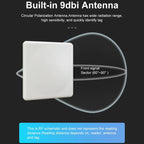 UHF RFID Long Range 9dBi Integrated Reader with E710 Chip, Style: Add Power Over Ethernet, Add Power Over Ethernet