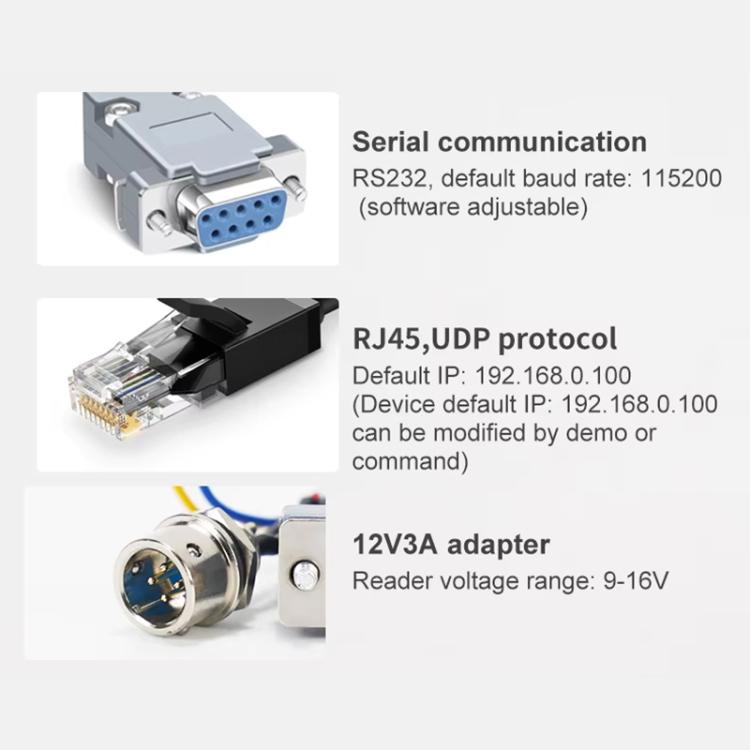 UHF RFID Long Range 9dBi Integrated Reader with E710 Chip, Style: Built-in Heating Constant Temperature Module, Built-in Heating Constant Temperature Module