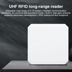 UHF RFID Long Range Integrated Reader with Built-in 9dBi Antenna, Style: Add WiFi Communication, Add WiFi Communication