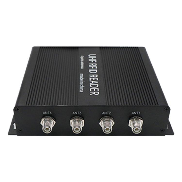 RFID 4-Channel UHF Long-Range Reader, Industrial Access Control & Warehouse Management RFID Reader / Writer, Reader Reader EU Plug