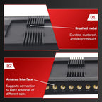 4-Channel RFID Reader / Writer with Impinj E710 Module, Fixed UHF Industrial Long-Range Reader for Warehouse Management, 4-Channel RFID Reader