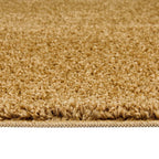 Washable Ochre Shaggy Rug