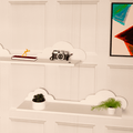 2x White Cloud Shelves Kid's Nursery Shelves