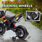 12V Kids Motorbike Aprilia Licenced with Training Wheels