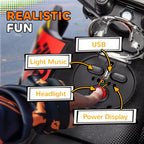 12V Kids Motorbike Aprilia Licenced with Training Wheels