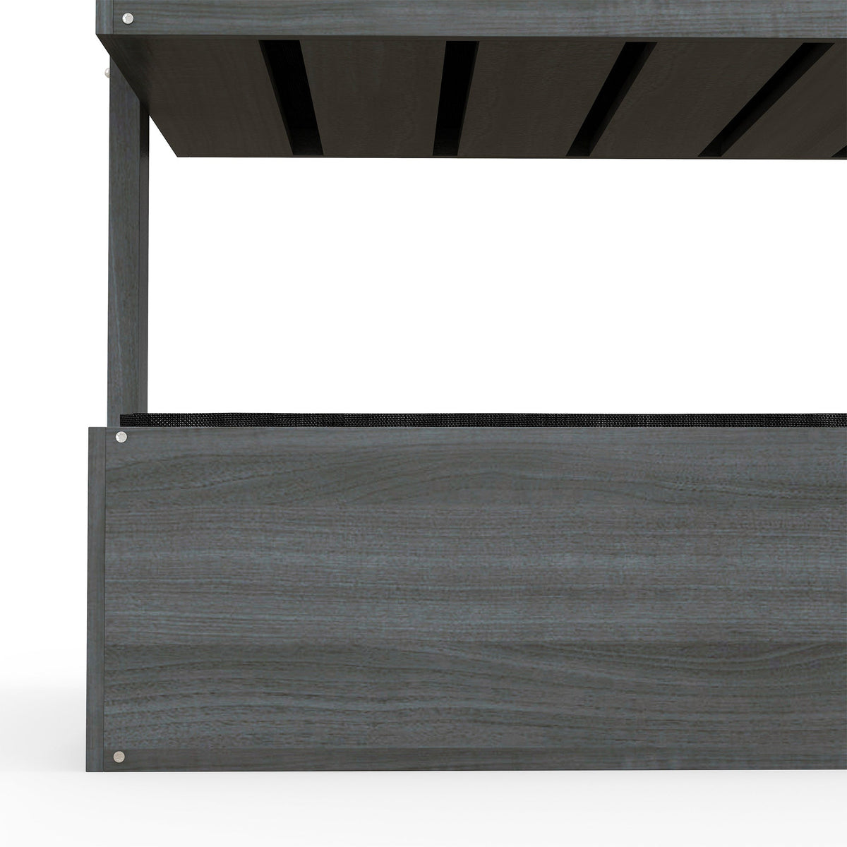 Raised Garden Bed Wooden Plant Stand Grey