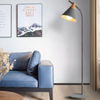 Macaron floor lamp vertical table lamp Gray