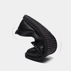 Casual Breathable Round Head Leather Shoes for Men, 43
