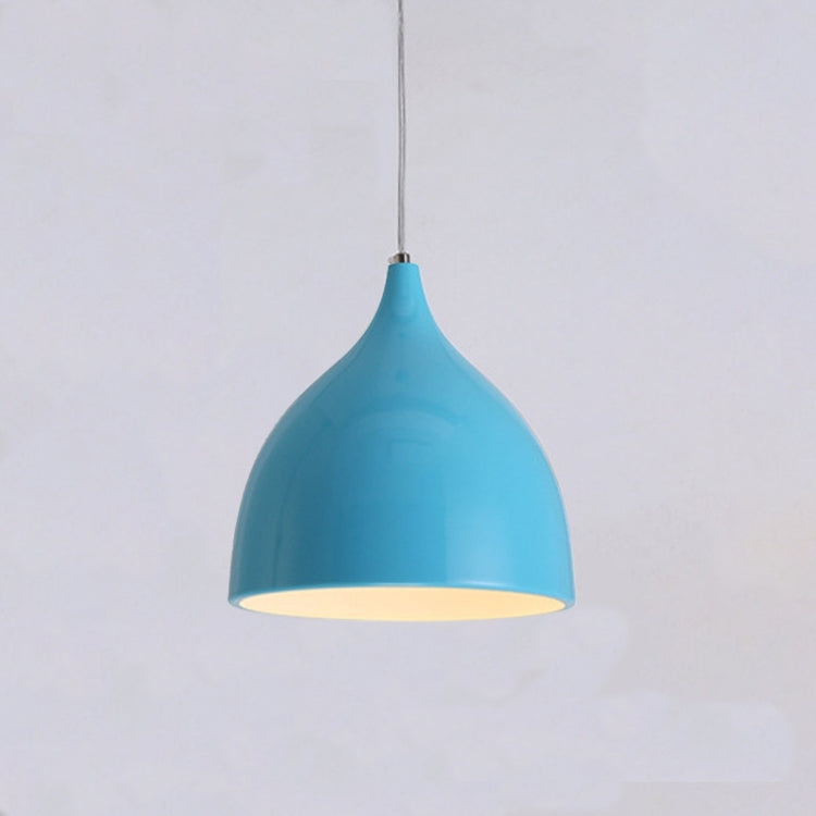 Restaurant Chandelier Simple Modern Single-head Dining Table Lamp Fashion Aisle Living Room Bar – Durable Build, Easy to Use Blue