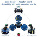 Waveshare AlphaBot2 robot building kit for Raspberry Pi 3 Model B, For Raspberry Pi 3 Model B