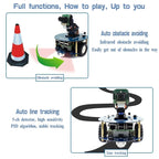 Waveshare AlphaBot2 Robot Building Kit For Raspberry Pi 3 Model B (No Pi), For Raspberry Pi 3 Model B (No Pi)
