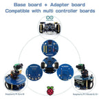 Waveshare AlphaBot2 Robot Building Kit For Raspberry Pi 3 Model B (No Pi), For Raspberry Pi 3 Model B (No Pi)
