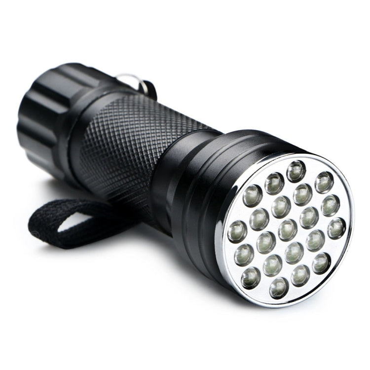 UV 21 LEDs 395NM Ultra Violet Torch LED Flashlight Light Lamp Detector for Dog Urine Pet Stains, 21 LEDs