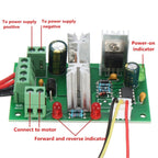 LDTR-WG0266 DC 6-30V 200W 16KHz PWM Motor Speed Controller Regulator Reversible Control Forward/Reverse Switch, LDTR-WG0266 DC 6-30V 200W 16KHz