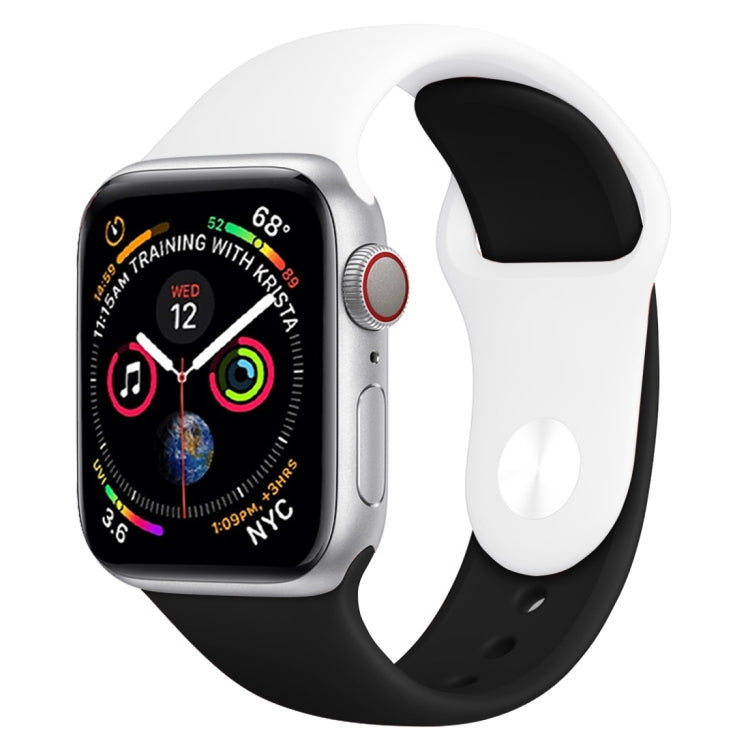 Watch Band – Silicone (White) #2 White+Black